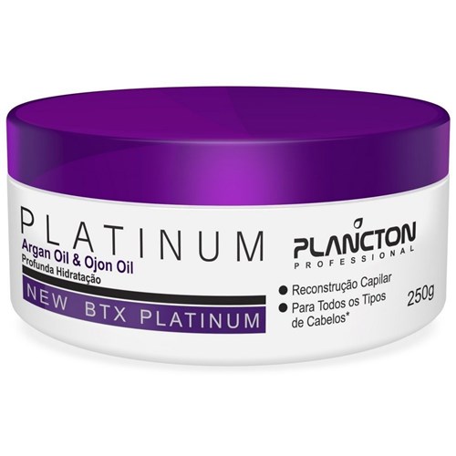 Plancton Btx Platinum - Redução de Volume Sem Formol 250Gr