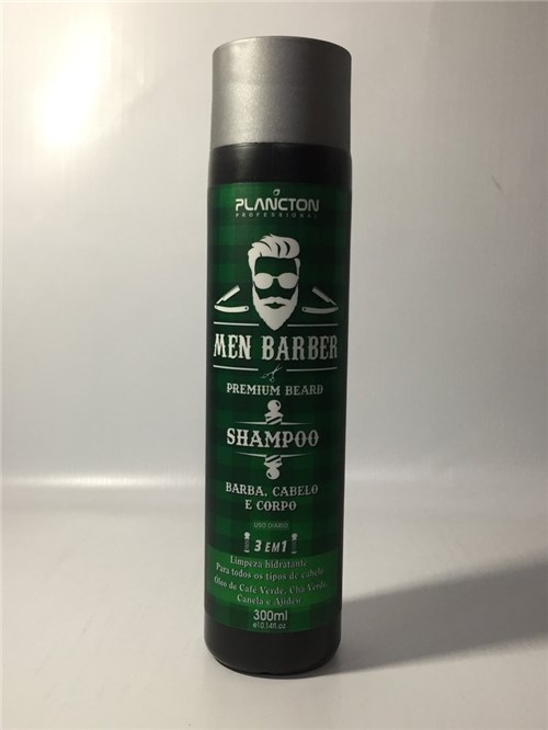 Plancton Shampoo 3 em 1 Men Barber 300 Ml