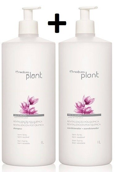 Plant Shampoo + Condicionador Revitalização Pós-Química