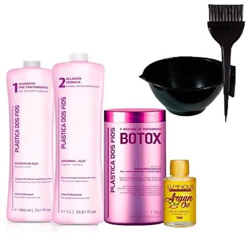 Plástica dos Fios Selagem Progressiva 1,2 e Botox + Cumbuca - Luminous Hair