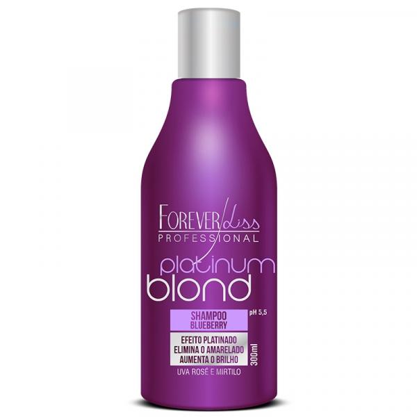 Platinum Blond - Shampoo Matizador Blueberry 300ML - Forever Liss