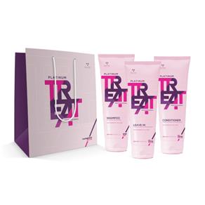 Platinum Treat - Kit Bolsa (Shampoo + Conditioner + Leave-in 250ml)