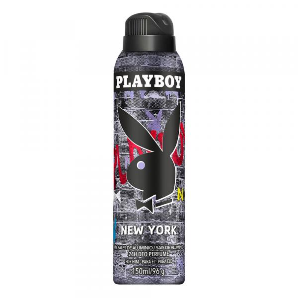 PlayBoy - Desodorante Aerosol Masculino New York - 150ml