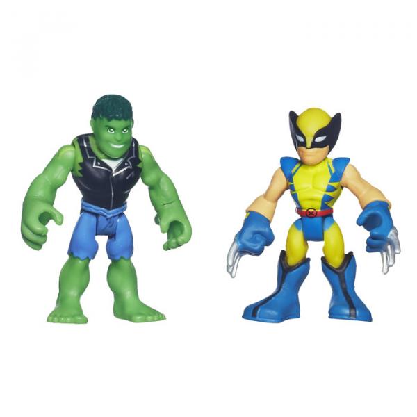 Playskool Marvel Super Hero Hulk Adventures Hulk e Volverine - Hasbro - Hulk