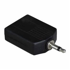 Plug Adaptador P2 Mono para 2 Jack J10 Mono - Pacote com 10 Peças