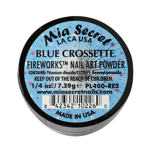 Pó Acrílico | Blue Crossette | 7.39 Gr | Mia Secret