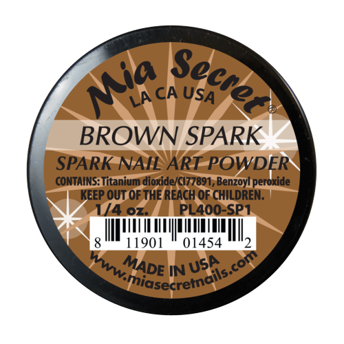 Pó Acrílico | Brown Spark | 7.39 Gr | Mia Secret