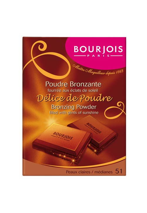 Pó Bronzeador Bourjois Delice de Poudre Claires/Medianes