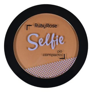 Pó Compacto Facial Ruby Rose Selfie Chocolate Escuro