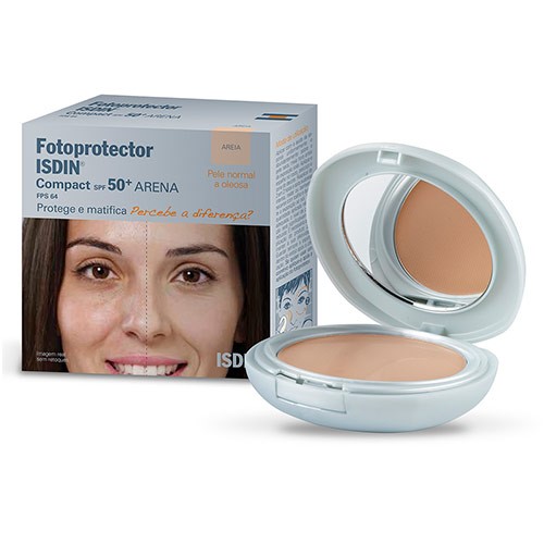 Pó Compacto ISDIN Fotoprotector FPS 50+ Areia 10g
