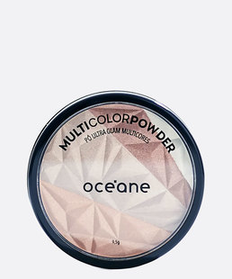 Pó Compacto Powder Ultra Glam Multicolor Océane 9,5g
