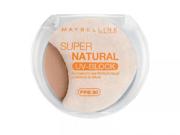 Pó Compacto Super Natural FPS30 UV-Block - Cor 03 - Mel - Maybelline