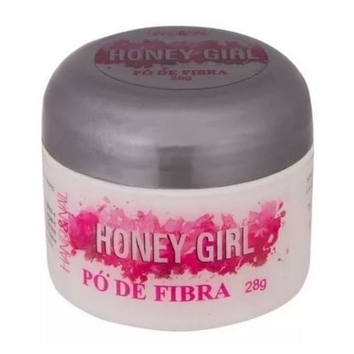 Pó de Fibra Honey Girl para Alongamento de Unhas 28g