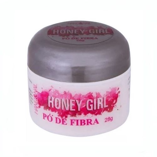 Pó de Fibra Honey Girl para Alongamento de Unhas 28gr