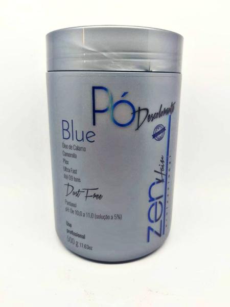 Pó Descolorante Blue 500g Dust Free Zen Hair