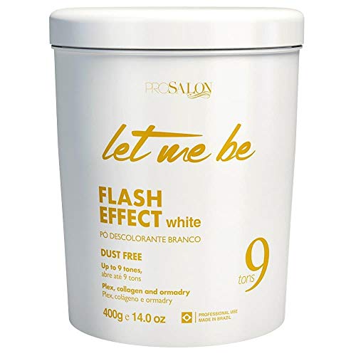 Pó Descolorante Branco Ultra Rápido Flash Effect (9 Tons) Let me Be 400g