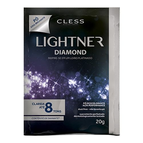 Pó Descolorante Cless Lightner Diamond 12 Envelopes C/ 20g