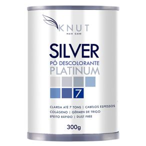 Pó Descolorante Knut Silver Platinum Colágeno 300g