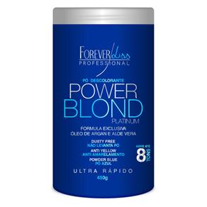 Pó Descolorante Power Blond - Forever Liss - Azul - 450g