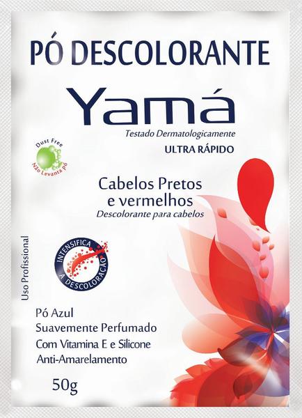Pó Descolorante Preto/Vermelho Yamá 50g