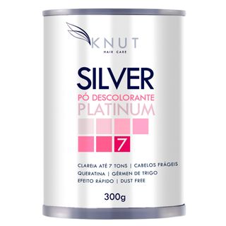 Pó Descolorante Queratina Knut Silver Platinum 300g