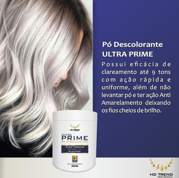 Pó Descolorante Ultra Prime HD Trend 500g (Branco)