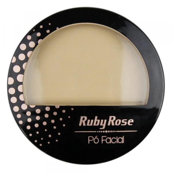 Pó Facial Bege Médio HB-7212 Cor PC03 - Ruby Rose