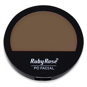 Pó Facial Escuro Ruby Rose PC17 - HB-7206