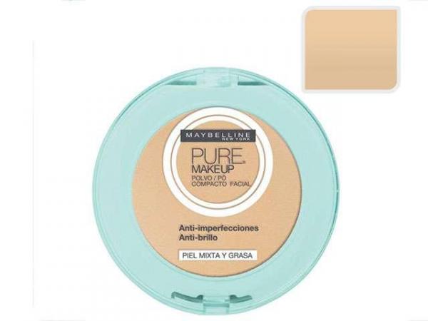 Pó Facil Compacto Pure Makeup - Cor Beige - Maybelline