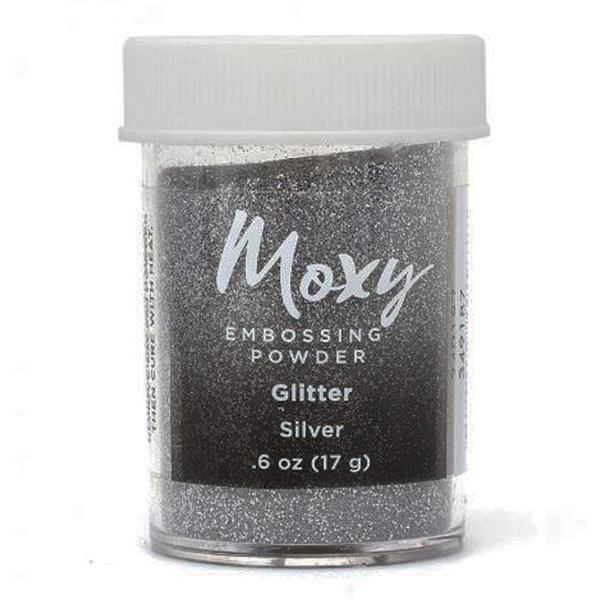 Pó para Emboss Moxy Embossing Powder American Craft Glitter Silver 349187
