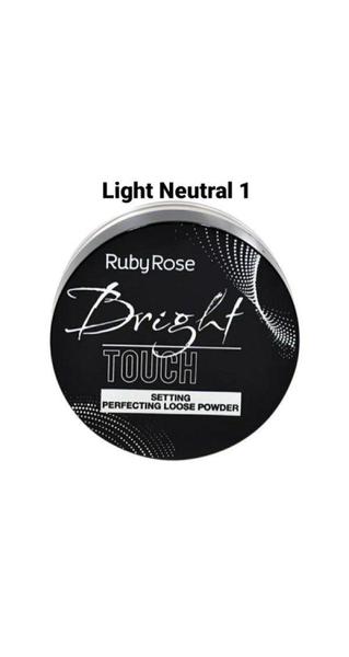 Pó Solto Loose Powder Bright Touch Ruby Rose Hb7221 Cor 1 (Light Neutral)