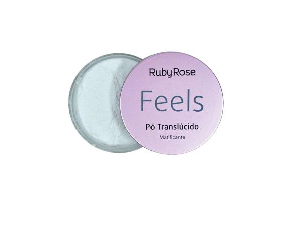 Pó Translúcido Matificante 01 Feels Ruby Rose Hb-7224