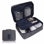 Pockettrip Limpar Cosmetic Makeup Bag Toiletry Kit de Viagem Organizador BU