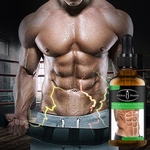 Poderoso Óleo Essencial Muscular Abdominal 30 ML Homens Músculo Mais Forte Oito Pacotes de Creme Anti Celulite Queima de Gordura