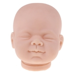 22 Polegada Renascer Cabeça Esculpir Bebê Recém-nascido Dormir Boneca Cabeça Molde Sem Pintura #1