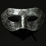  Polido Retro Bola Partido da máscara Máscara de Ouro Prata Bronze Cosplay para o Homem