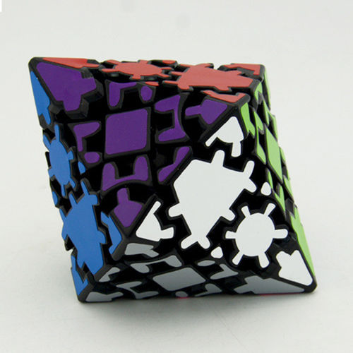 Poliedro Magia Skewb Cubo com etiqueta, Pyramid engrenagem velocidade Puzzle Cube Toy Presente ideal