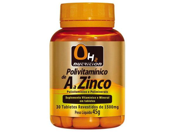 Polivitamínico de a A Zinco 30 Tabletes - OH2 Nutrition