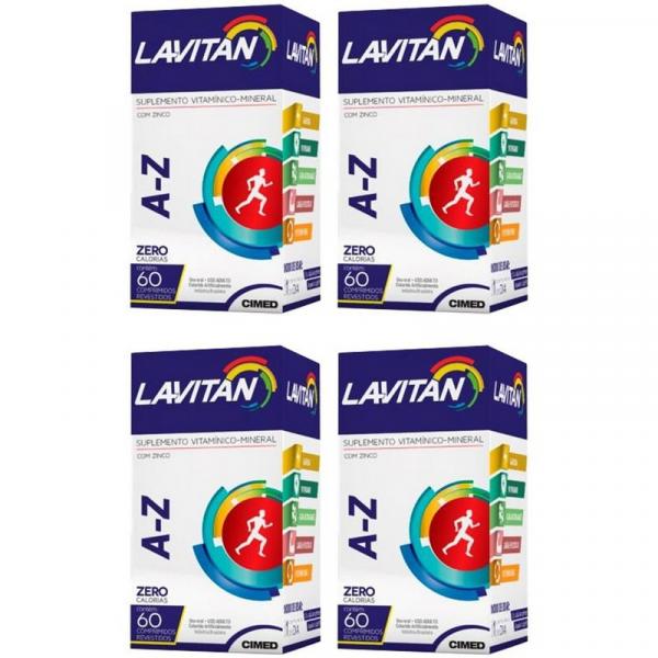 Polivitamínico Lavitan A-Z - 4 Unidades de 60 Comprimidos - Cimed