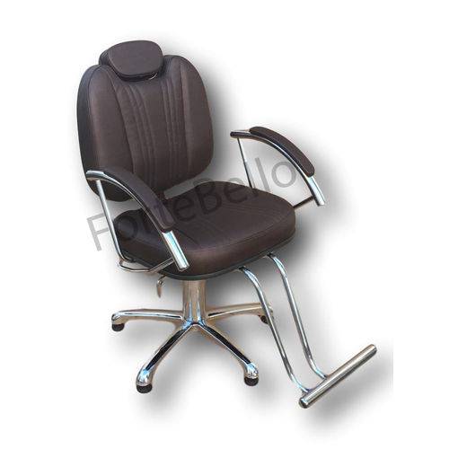 Cadeira de Barbeiro, Cabeleireiro Hidráulica e Reclinável Milano Salão De  Beleza, Fortebello Móveis - cor: prata facto