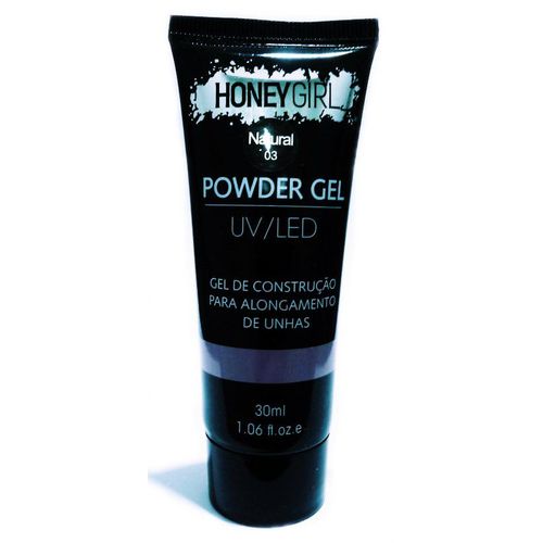 Polygel Natural 03 Honey Girl Powder Gel Led Uv Alongamento Unhas 30ml