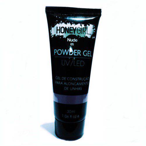 Polygel Nude 05 Honey Girl Powder Gel Led Uv Alongamento Unhas 30ml
