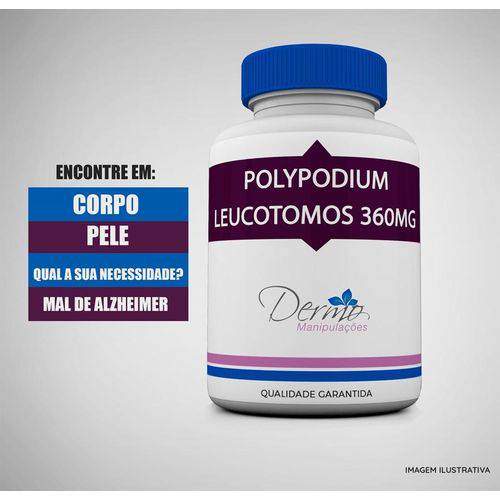 Polypodium Leucotomos 360mg – Auxilio no Tratamento do Mal de Alzheime