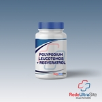 Polypodium Leucotomos + Resveratrol com 30 cápsulas