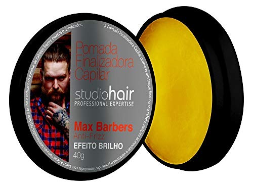 Pomada Finalizadora Capilar Studio Hair Max Barbers 40g, Muriel