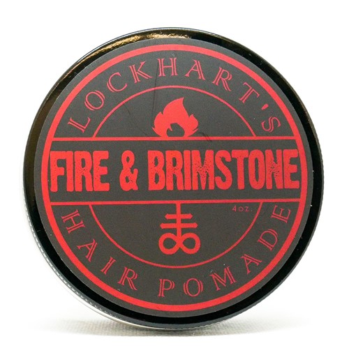 Pomada Lockhart`s Fire & Brimstone | Fixação Média | Brilho Médio