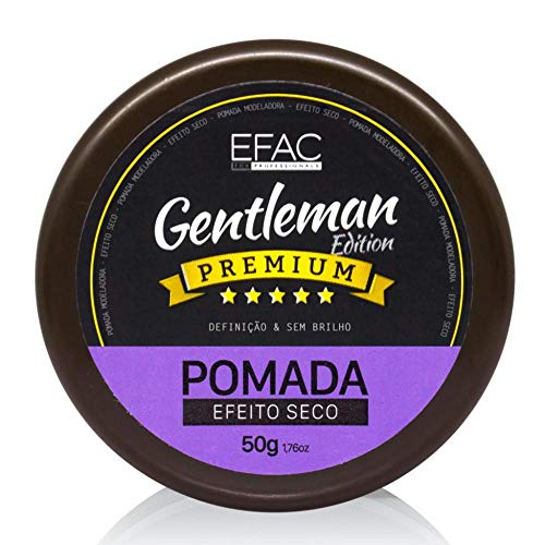 Pomada Modeladora Efeito Seco Gentleman Edition Premium 50g