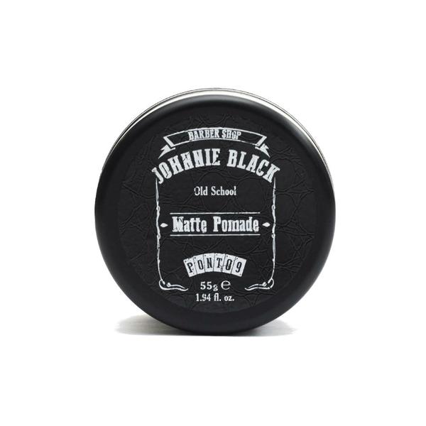 Pomada Moldeladora para Cabelo e Barba Johnnie Black Efeito Matte - 55g - Johnnie Black