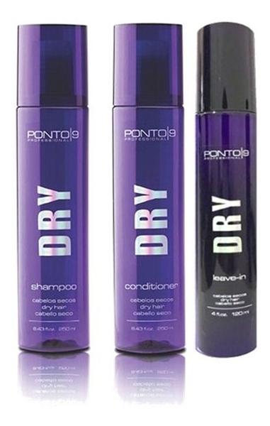 Ponto 9 Dry Shampoo + Conditioner 250ml + Leave-in 120ml
