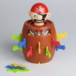 Pop Up presente pirata Barrel Bucket Desktop Board Jogo Novidade Toy engraçado Prank para Kid Crianças